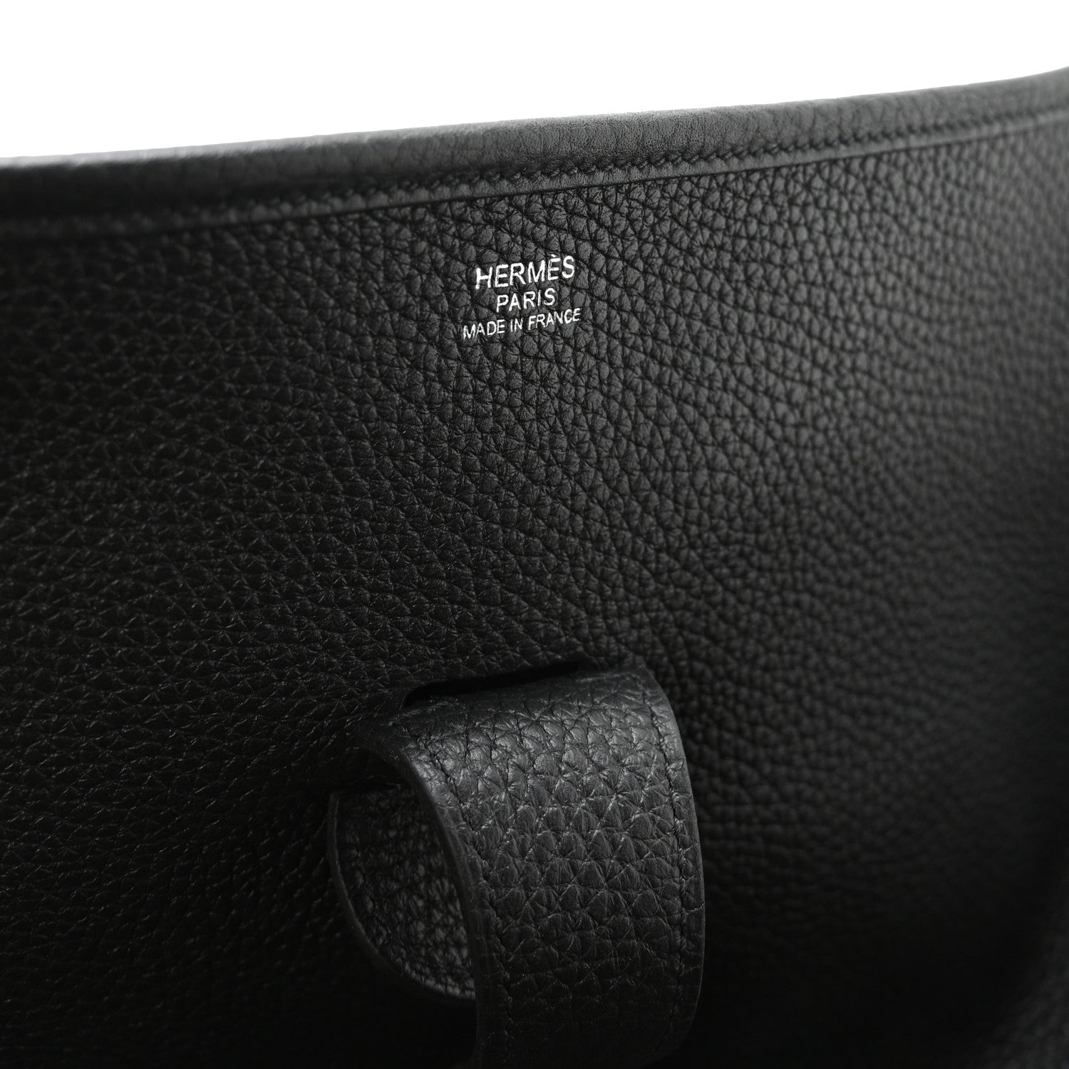 Hermes Taurillon Clemence Evelyne III TGM Black 6 of 10