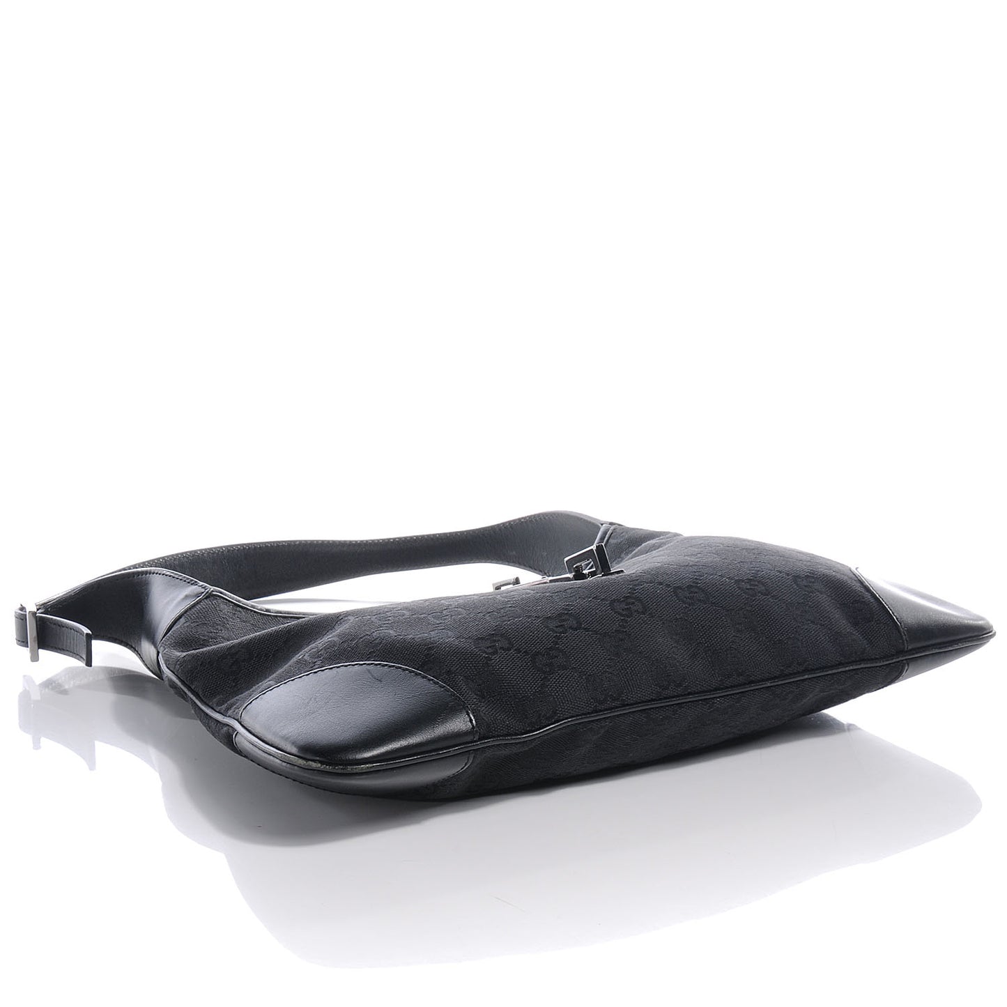Monogram Small Jackie O Hobo Black
