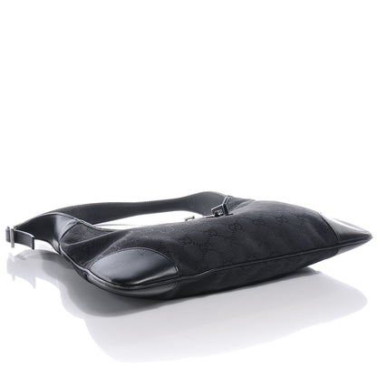 Gucci Monogram Small Jackie O Hobo Black 4 of 9