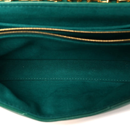 Louis Vuitton Calfskin New Wave Chain Bag MM NM Emerald 5 of 10