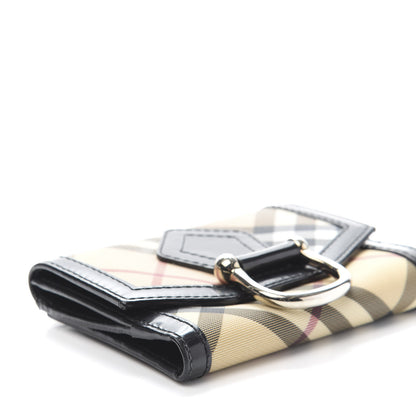 Burberry Nova Check Penrose Compact Wallet Black 10 of 12