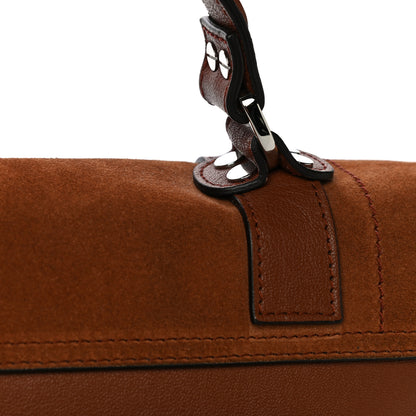 Proenza Schouler Calfskin Suede Tiny PS1 Satchel Chocolate 16 of 18