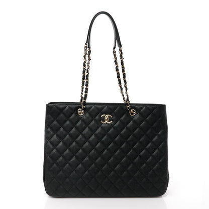 Chanel Caviar Quilted Large Shopping Tote Black 1 of 11