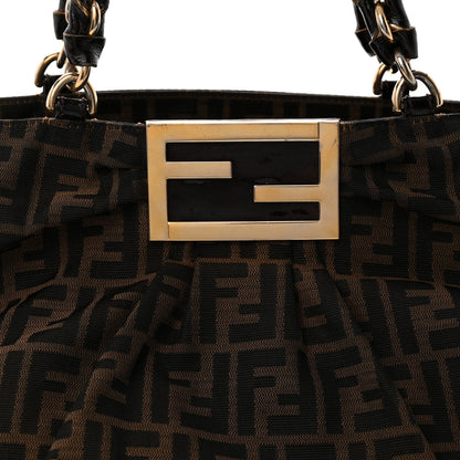 Fendi Zucca Mia Tote Tobacco 7 of 10