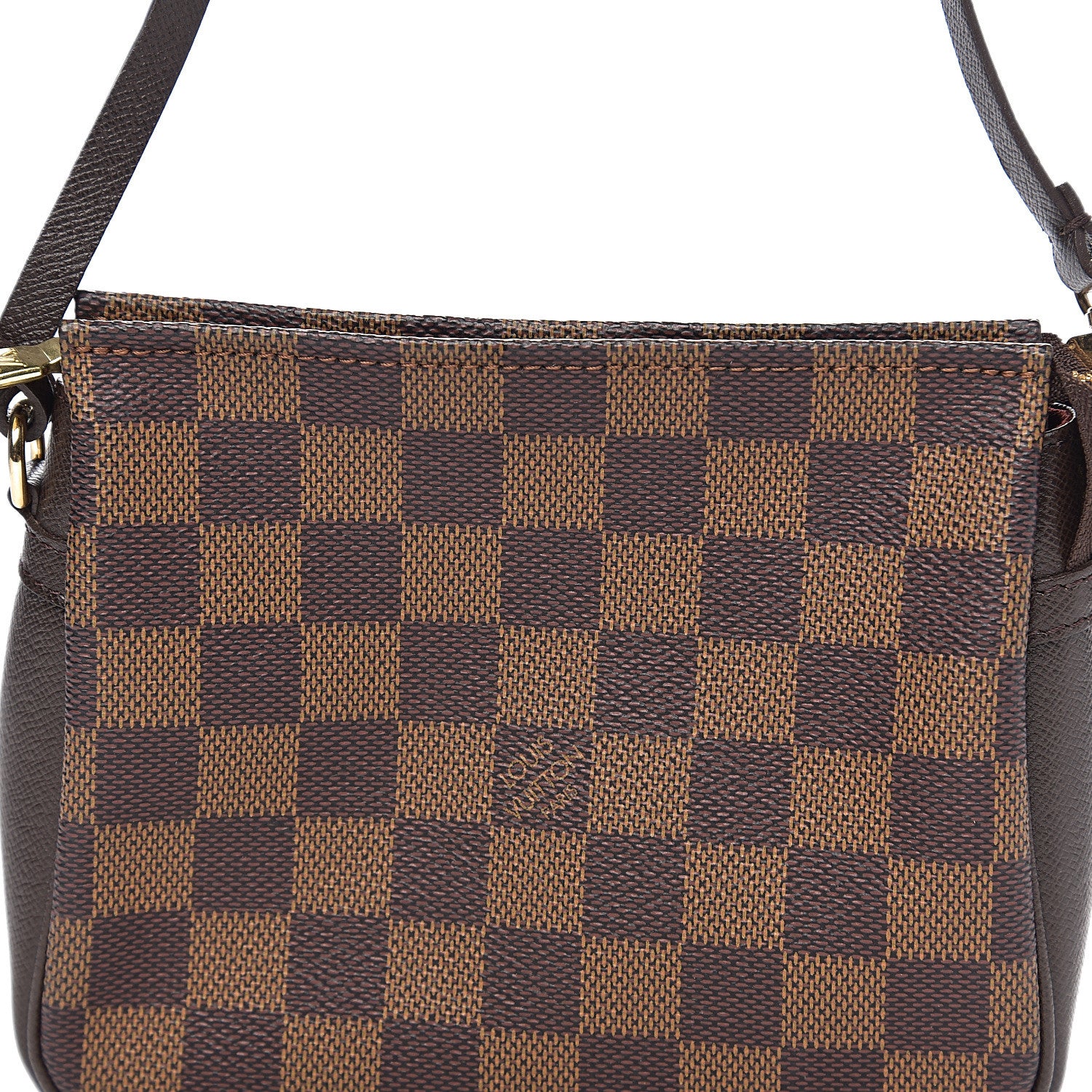 Louis Vuitton Damier Ebene Trousse Make Up Bag Pochette 10 of 10