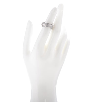 Cartier 18K White Gold Diamond Trinity Ring 51 5.75 2 of 5