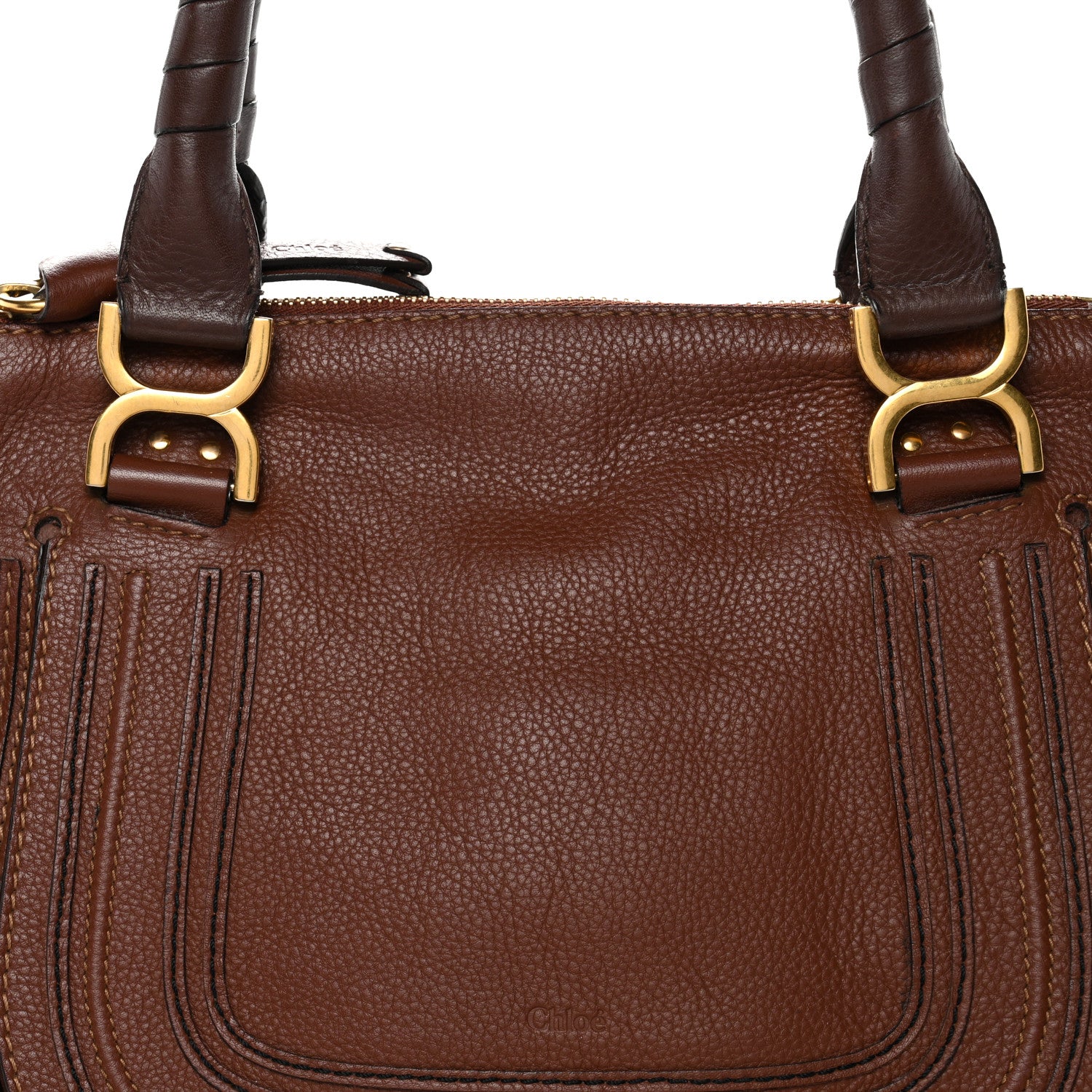 Chloe Calfskin Medium Marcie Satchel Ebony 8 of 11