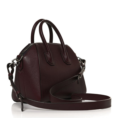 Givenchy Sugar Goatskin Mini Antigona Oxblood 2 of 11