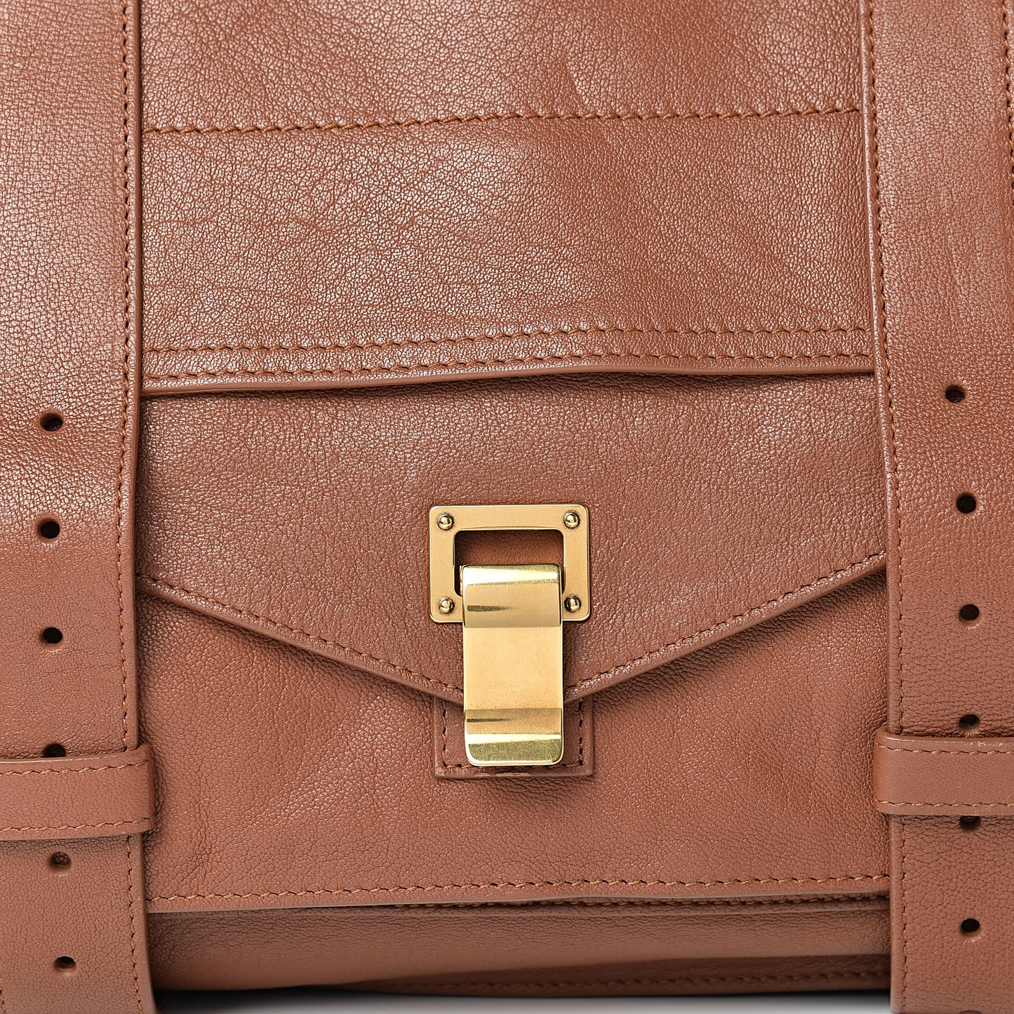 Lambskin Large PS1 Satchel Saddle