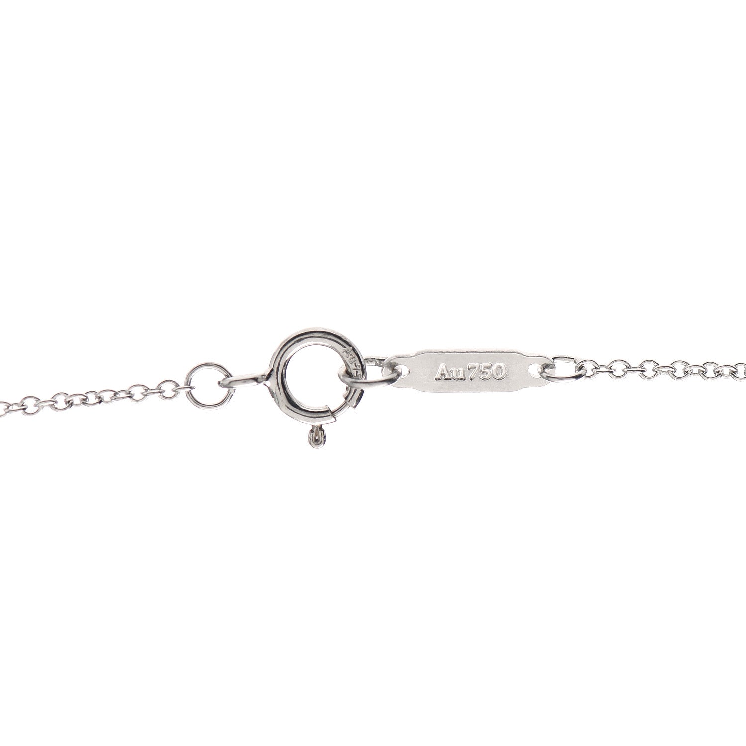 Tiffany Platinum Diamond Ornate Heart Key Pendant Necklace 5 of 6