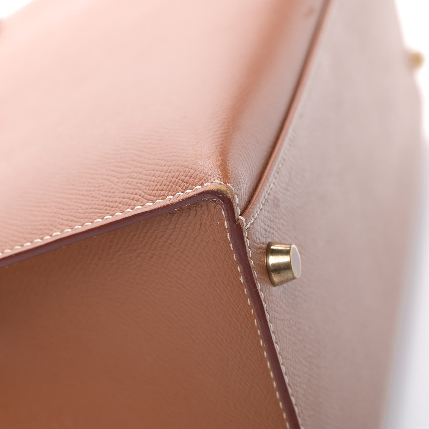 Hermes Courchevel Kelly Sellier 32 Gold 12 of 14