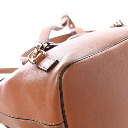 Chloe Suede Calfskin Medium Faye Backpack Tan 7 of 11