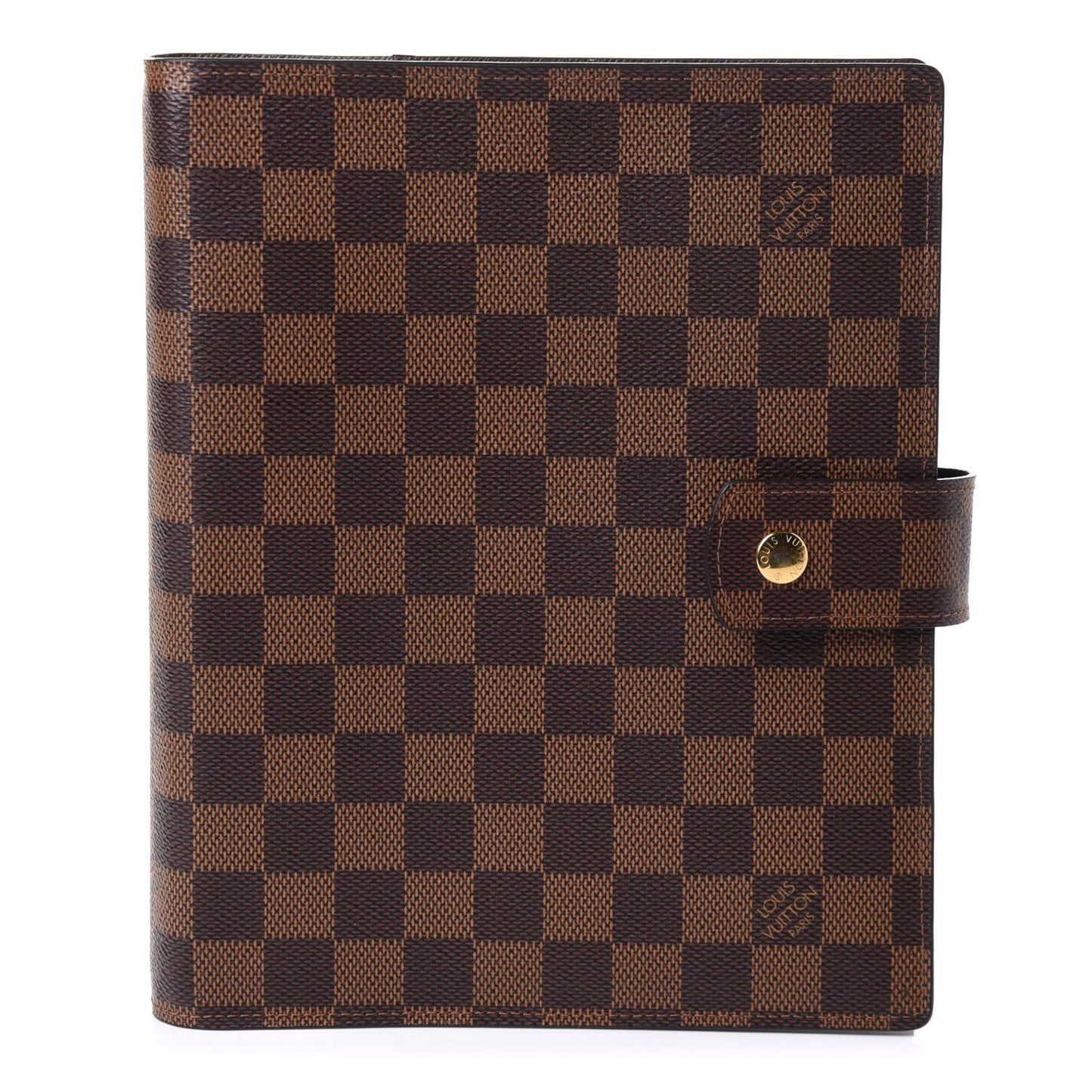 Damier Ebene Large Ring Agenda Cover