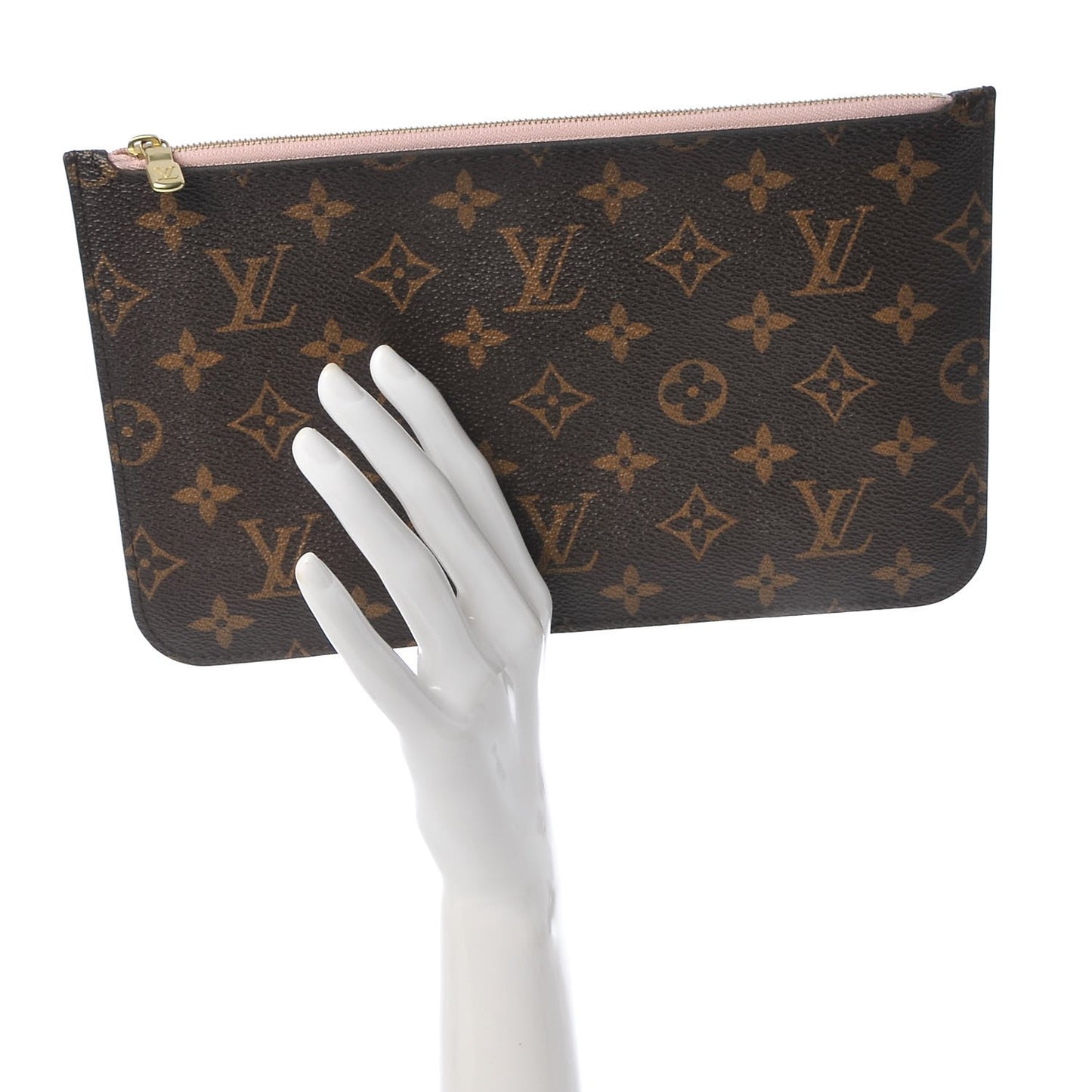 Monogram Neverfull MM GM Pochette Rose Ballerine