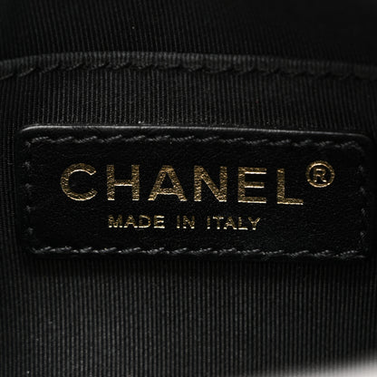 Chanel Calfskin Quilted Day Trips Camera Case Black 6 of 10