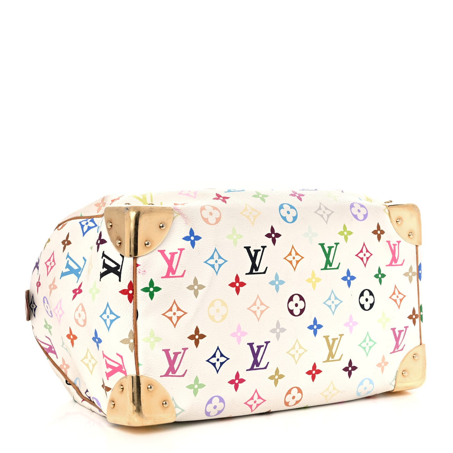 Monogram Multicolor Speedy 30 White