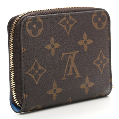 Louis Vuitton Monogram 2021 Christmas China Animation Zippy Coin Purse Myosotis Blue 3 of 7