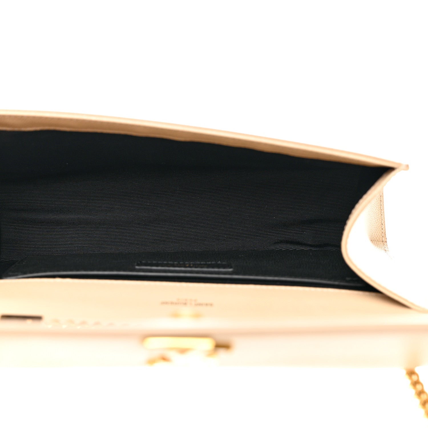 Saint Laurent Grain De Poudre Medium Monogram Kate Satchel Nude Powder 5 of 12