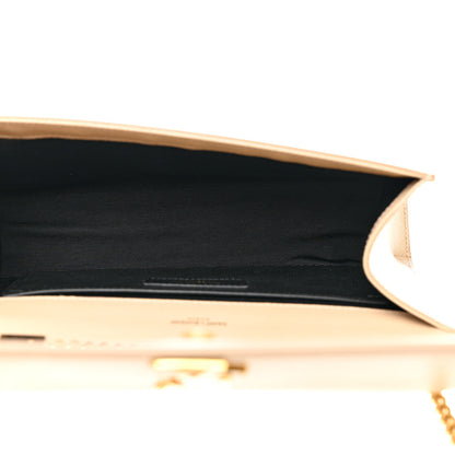 Saint Laurent Grain De Poudre Medium Monogram Kate Satchel Nude Powder 5 of 12