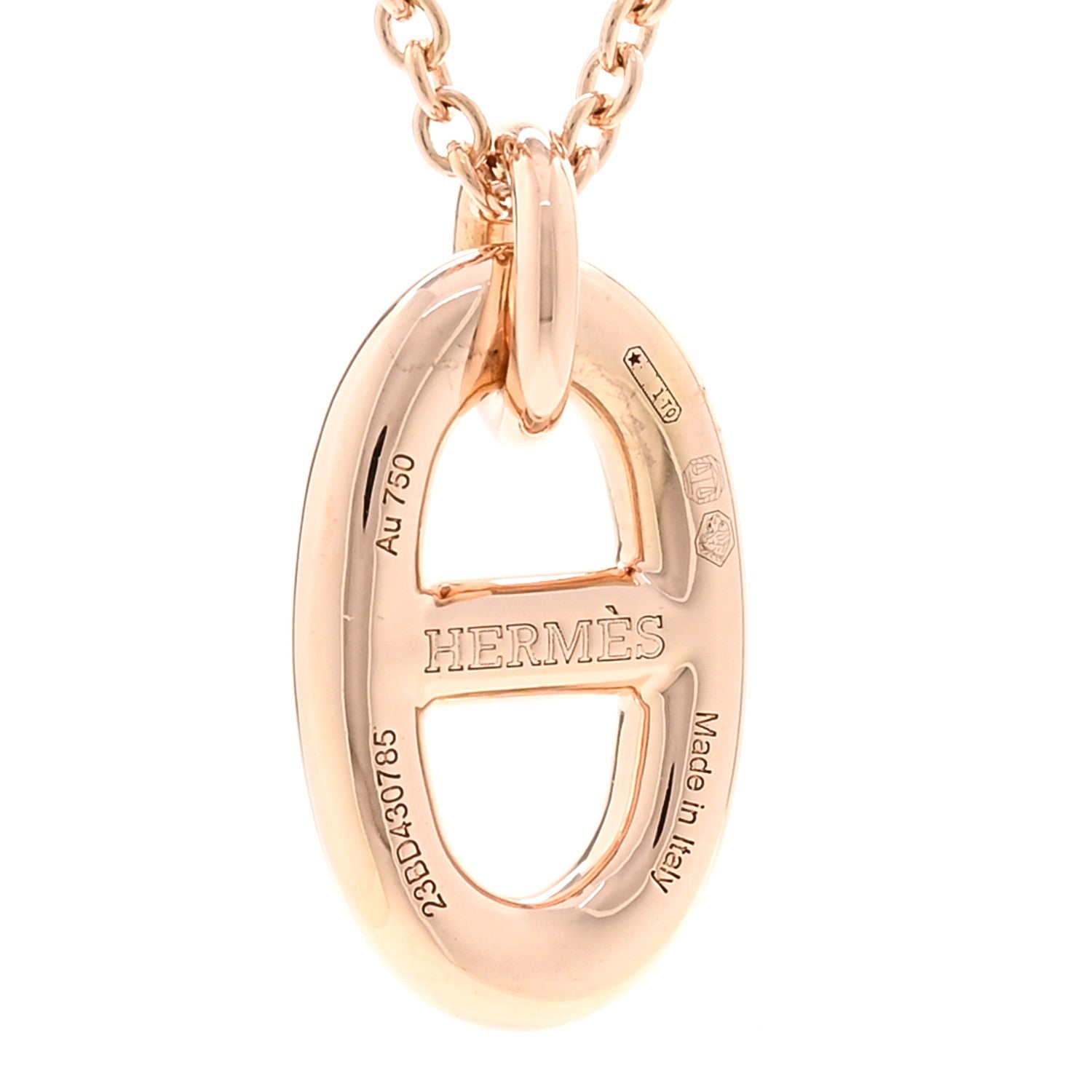 Hermes 18K Rose Gold PM Farandole Pendant Necklace 5 of 6