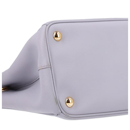 Prada Saffiano Small Galleria Double Zip Tote Glicine 9 of 10