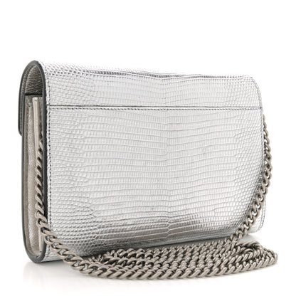 Gucci Lizard Mini Dionysus Chain Wallet Silver 3 of 12