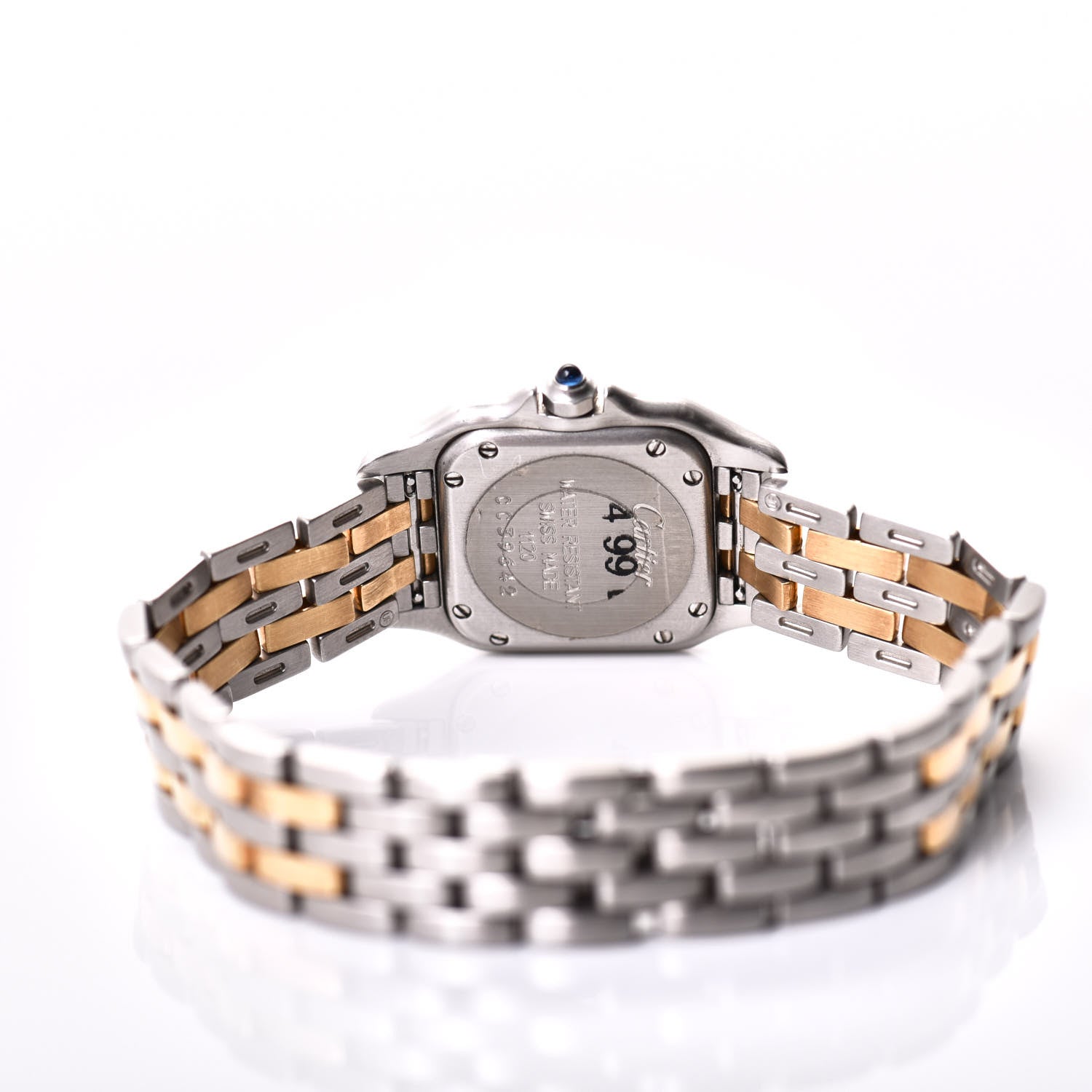 Cartier Stainless Steel 18K Yellow Gold 22mm Panthere Quartz Watch 4 of 6