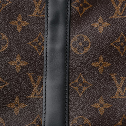 Louis Vuitton Monogram Macassar Keepall Bandouliere 45 9 of 9