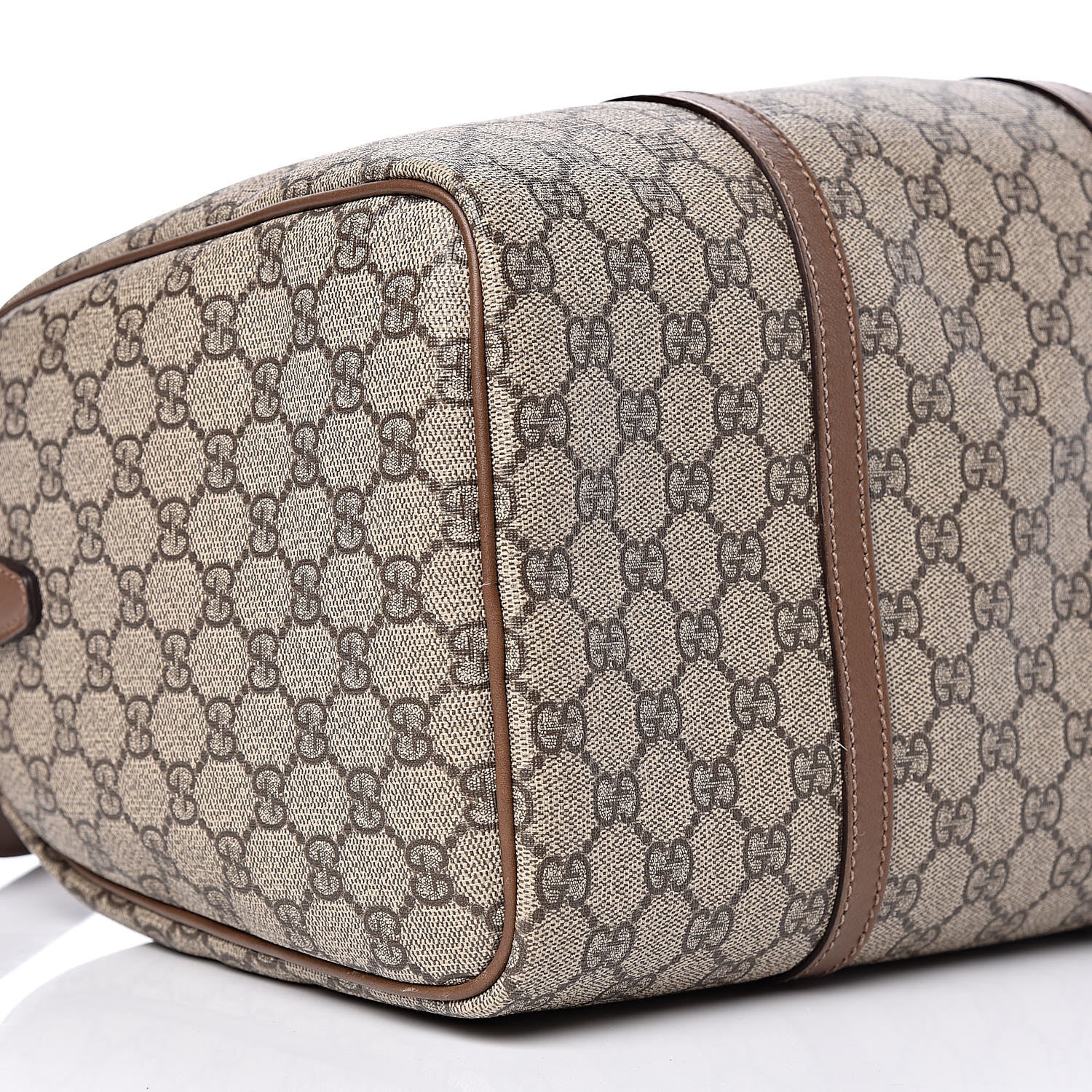 Gucci GG Supreme Monogram Margaux Calfskin Medium Nice Boston Beige Ebony Acero 9 of 10