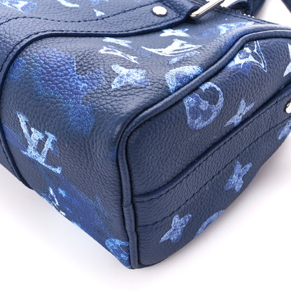 Louis Vuitton Monogram Ink Watercolor Keepall XS Blue 9 of 9