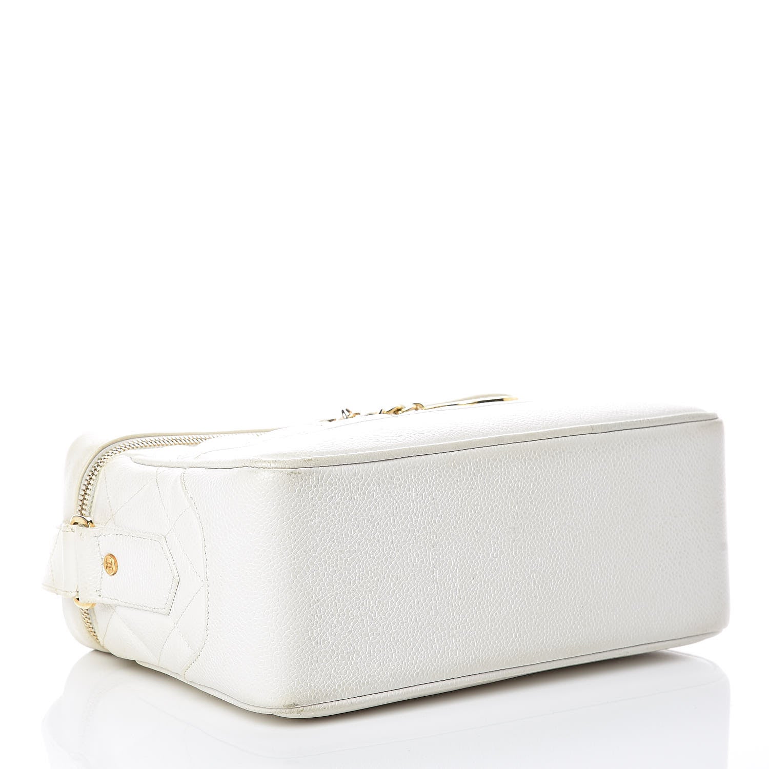 Chanel Caviar Quilted Camera Case White 4 of 28