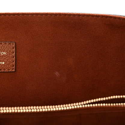 Louis Vuitton Grained Calfskin Lockme Shopper Chataigne 12 of 13