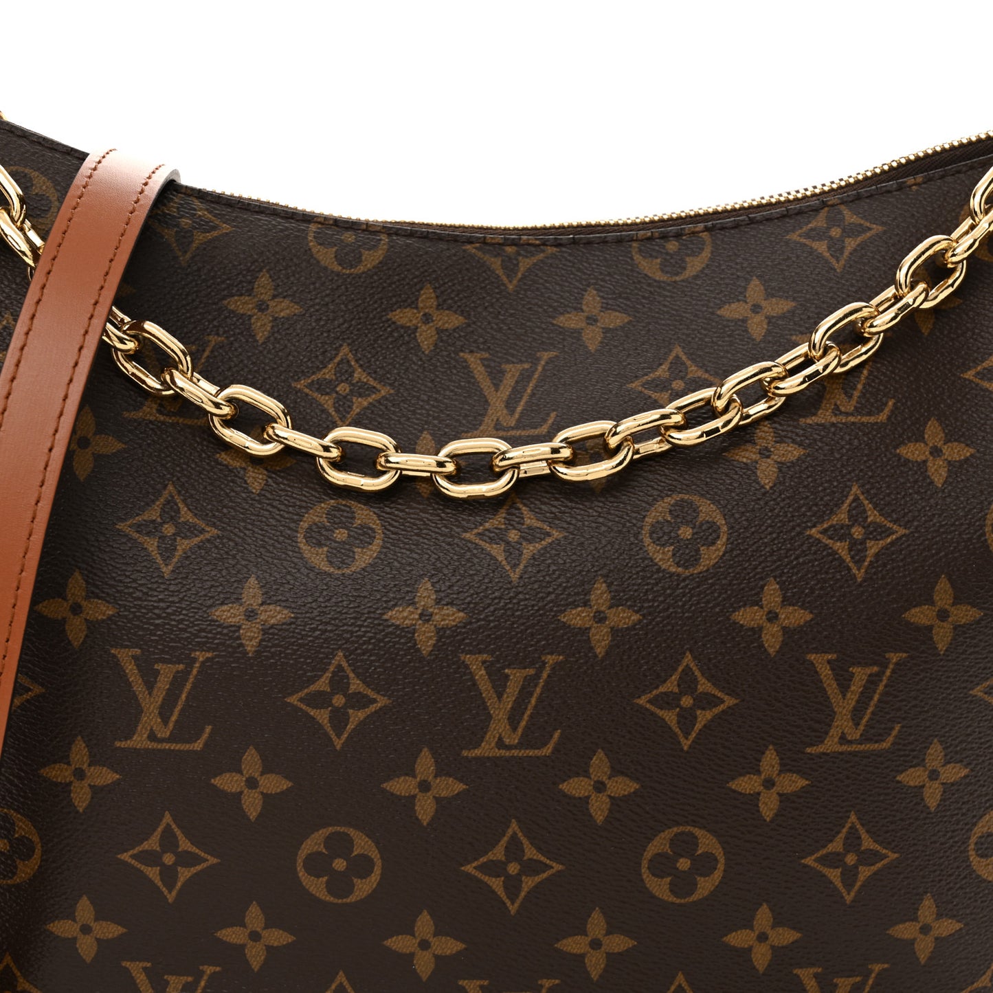 Reverse Monogram Loop Hobo