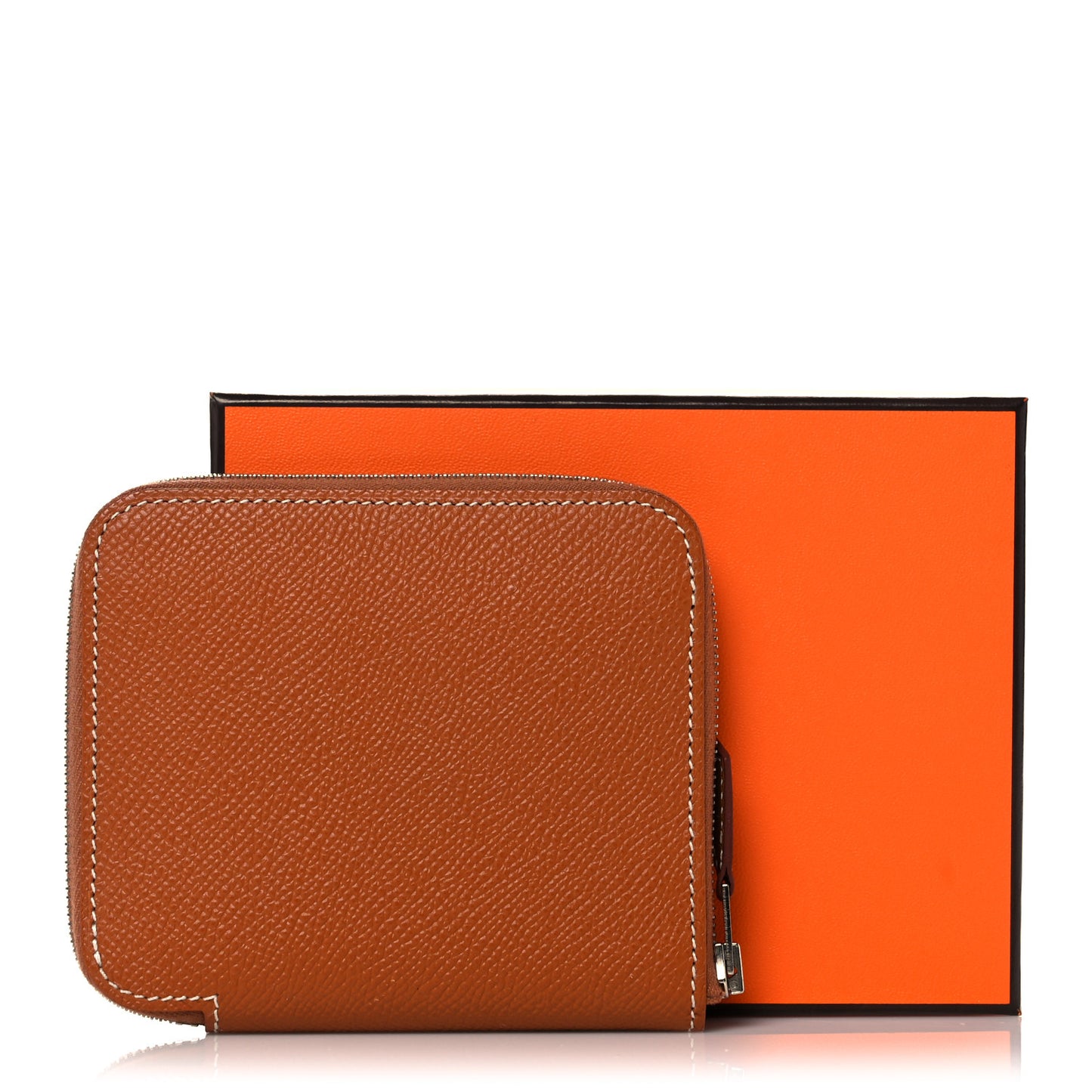 Epsom Silk'in Compact Wallet Gold