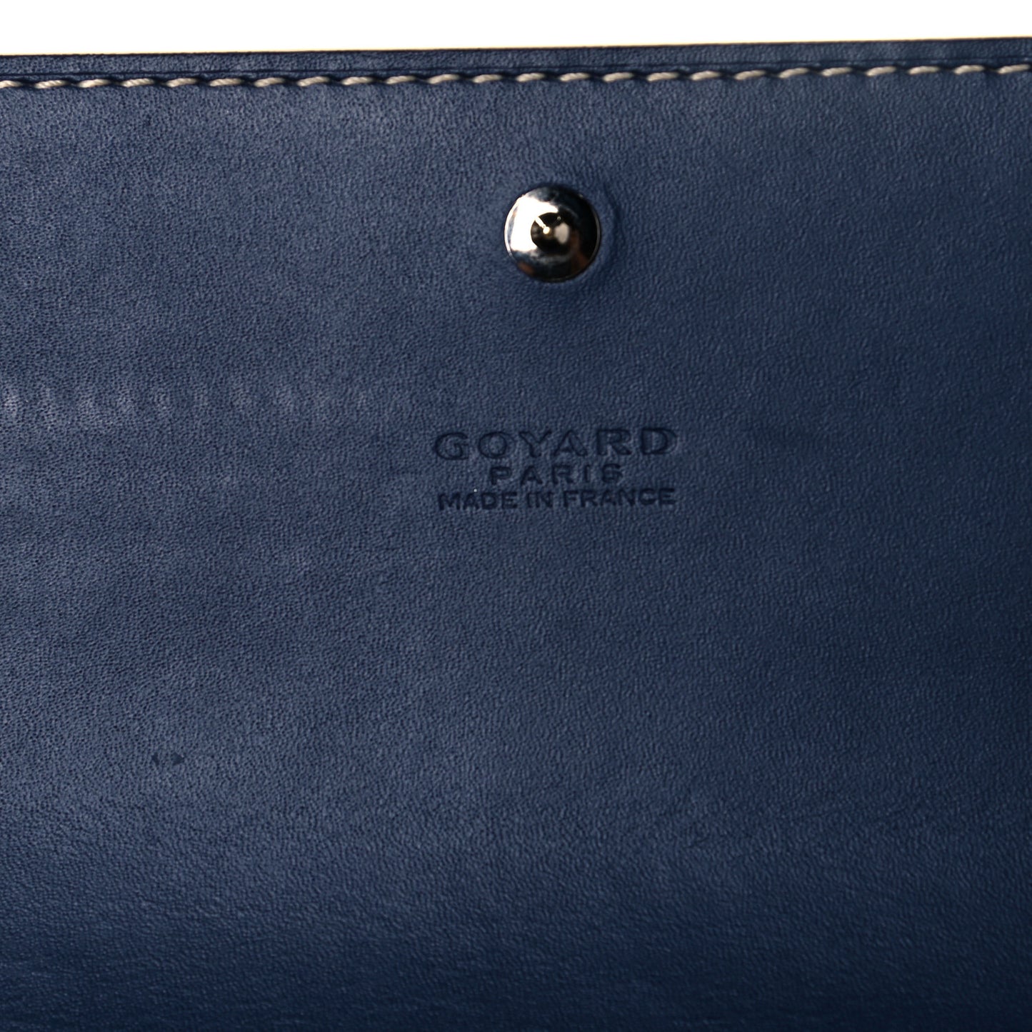 Goyardine Varenne Long Wallet Navy