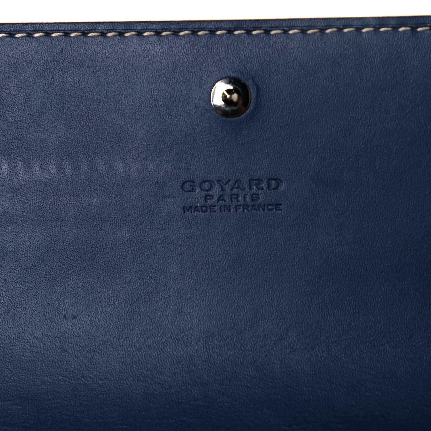 Goyard Goyardine Varenne Long Wallet Navy 6 of 8