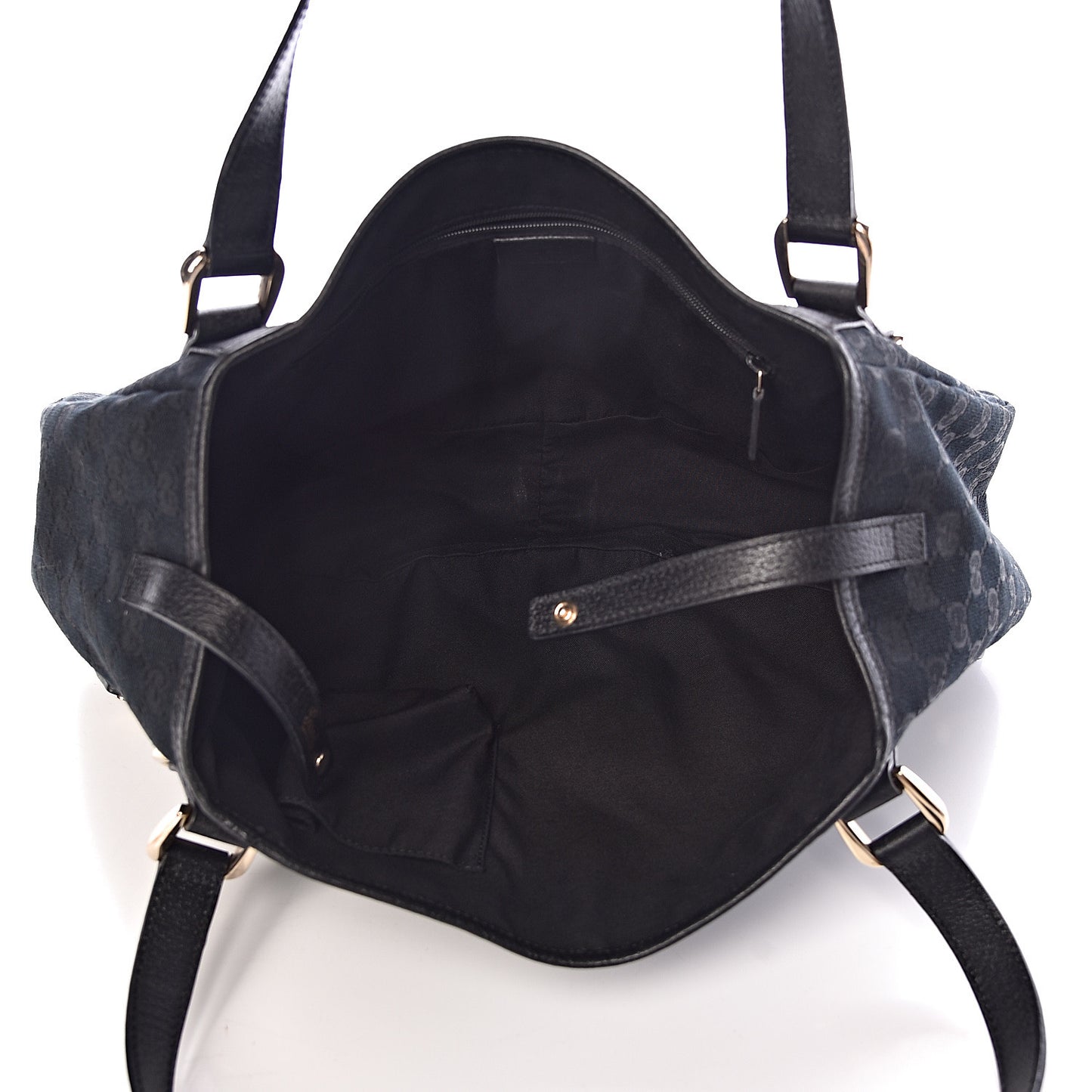 Monogram Medium Abbey Shoulder Bag Black