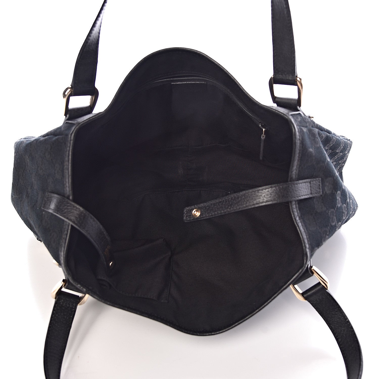Gucci Monogram Medium Abbey Shoulder Bag Black 5 of 10