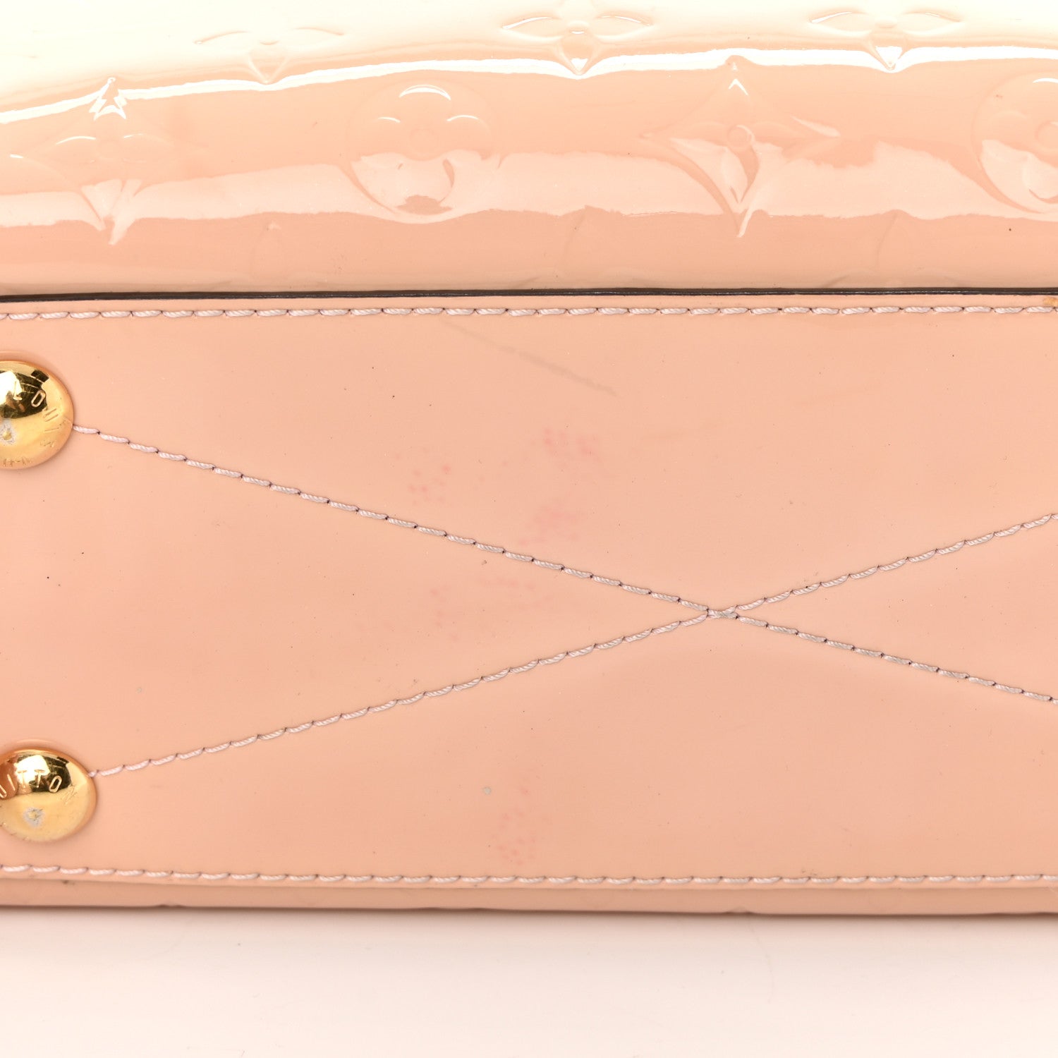 Louis Vuitton Vernis Montaigne BB Rose Ballerine 17 of 20