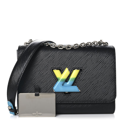 Louis Vuitton Epi Gradient Twist Shoulder Bag MM Black 3 of 10