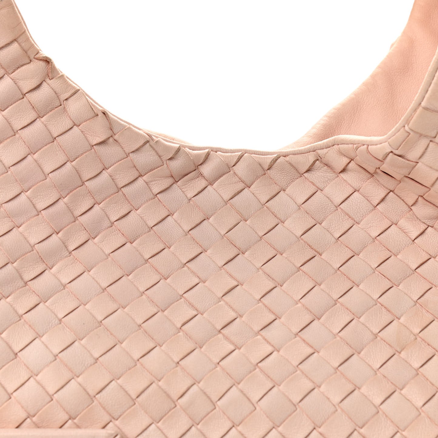Nappa Intrecciato Medium Campana Flamingo