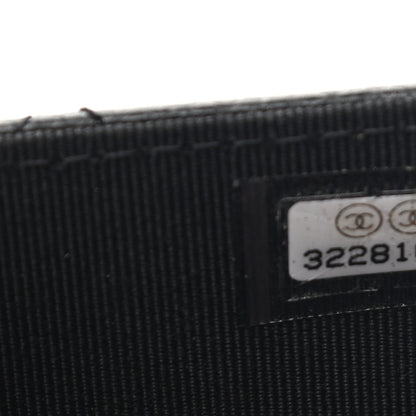 Chanel Caviar Quilted Flap Card Holder Wallet Black 8 of 9
