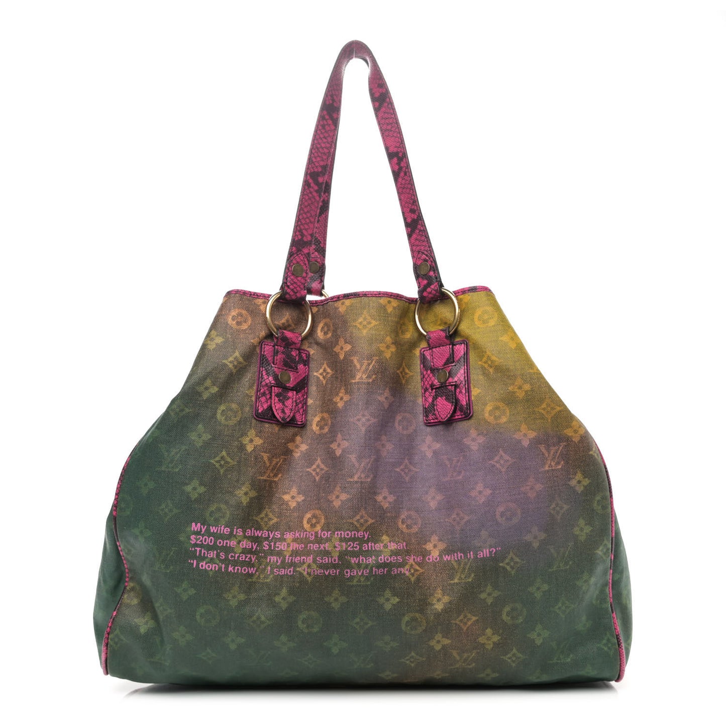 Richard Prince Monogram Karung Duderanch Jokes Tote