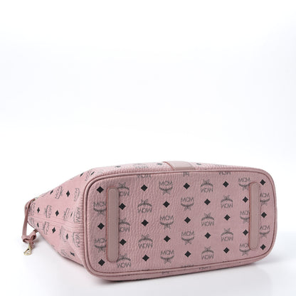 MCM Visetos Medium Liz Reversible Shopper Tote Soft Pink 5 of 14
