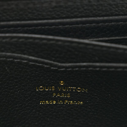 Louis Vuitton Empreinte Monogram Giant Zippy Coin Purse Black Beige 6 of 6