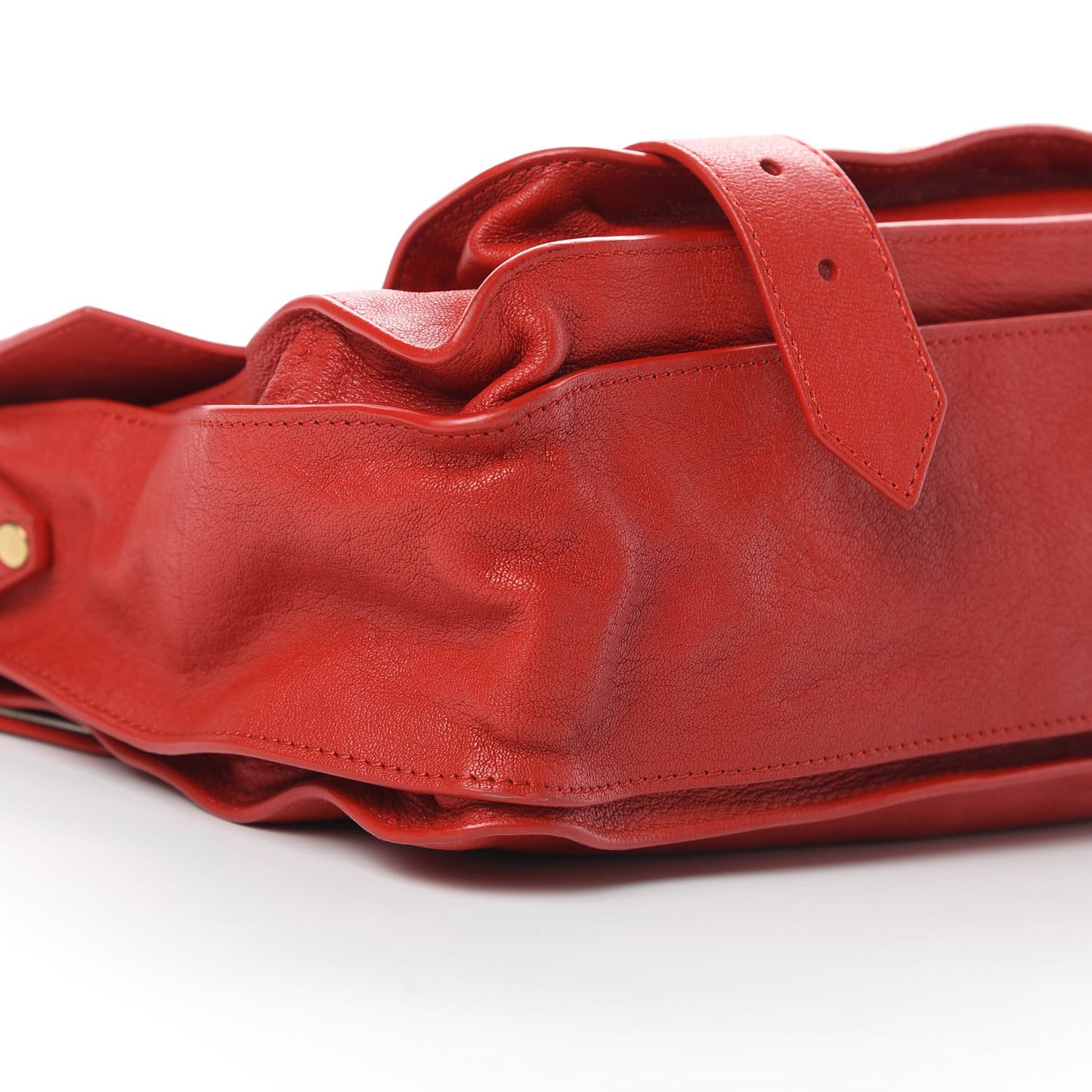 Lambskin Medium PS1 Satchel Red