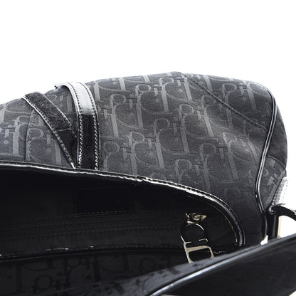 Christian Dior Monogram Saddle Bag Black 4 of 9