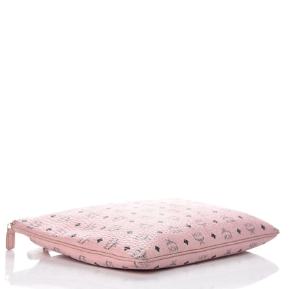 MCM Visetos Medium Crossbody Pouch Soft Pink 4 of 9