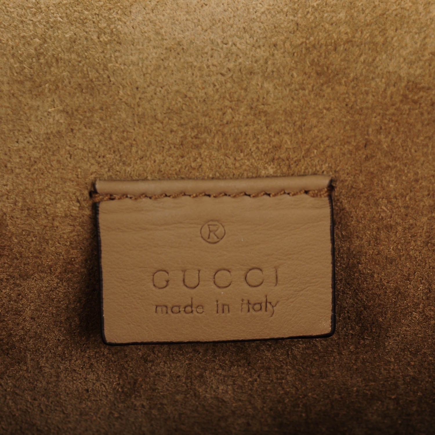 Gucci GG Supreme Monogram Bee Embroidered Medium Dionysus Shoulder Bag Taupe 6 of 8