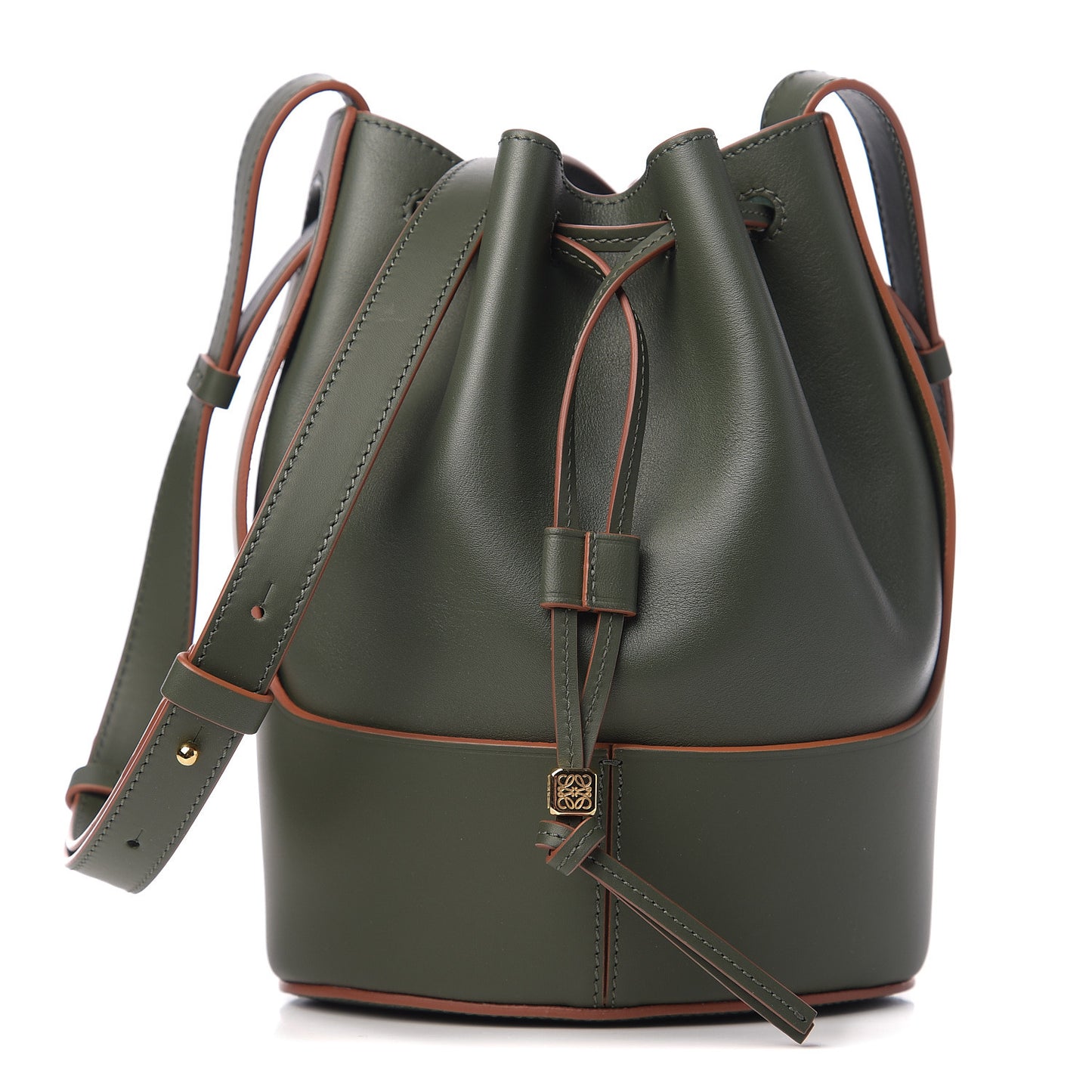 Nappa Calfskin Small Balloon Bag Vintage Khaki